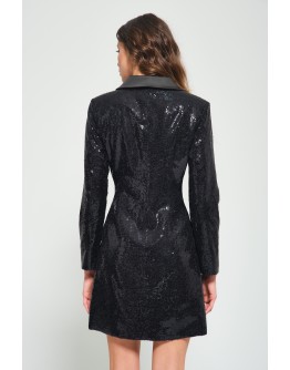 'CARA' Payet Kruvaze Ceket Elbise